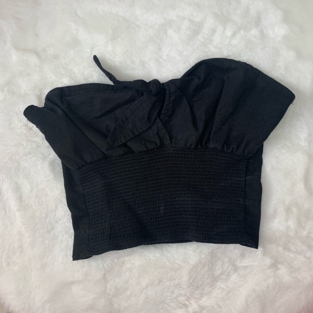 black crop top